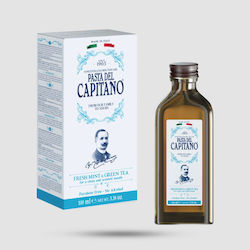 Pasta del Capitano Frischer Minz & Grüner Tee Mundspülung gegen Mundgeruch 100ml