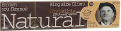Tou Pappou Natural Free Brown KS Rolling Papers Slim King Size 32 Papers Tou Pappou Natural Free Brown KS Rolling Papers Slim King Size 32 Papers