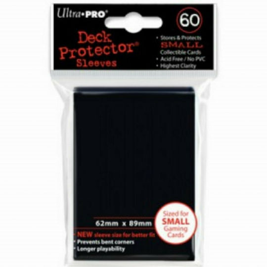 Ultra Pro Card Card Sleeves Japanese Size 60τμχ Black