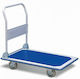 Transport Trolley Foldable for Weight Load up to 150kg Blue