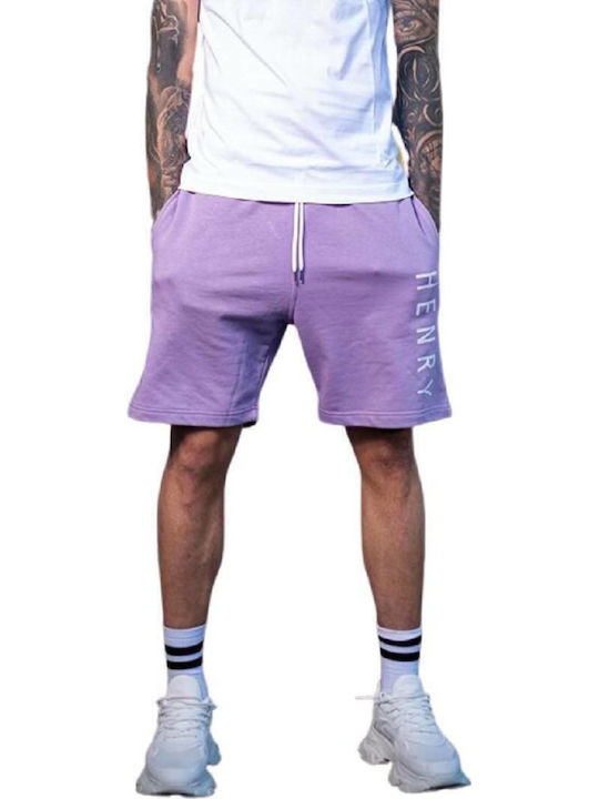 Henry Clothig Αθλητική Ανδρική Βερμούδα Lilac