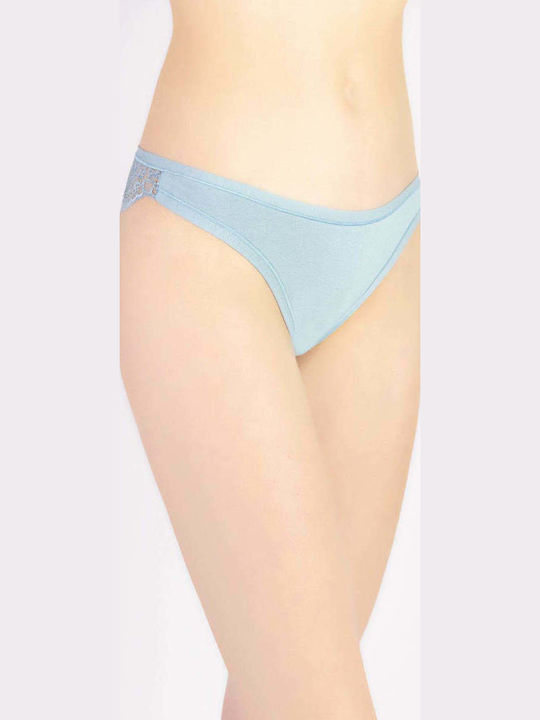 Elite Form Women's Brazil with Lace Light Blue