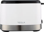 Tesla Toaster 2 Schlitze 800W Weiß