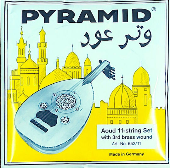 Pyramid Arabic Oud Single Brass Strings for Oud 11 Pieces Arabic Tuning