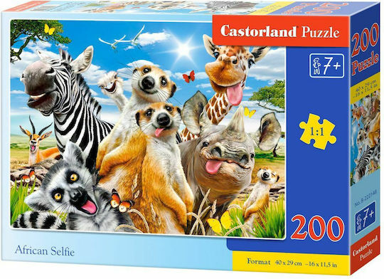 Puzzle pentru Copii African Selfie pentru 7+ ani+ Ani 200buc Castorland