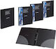 Foldermate Clipboard with 4 Rings for Paper A4 Black 1pcs