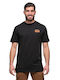 madmext Herren T-Shirt Kurzarm Schwarz