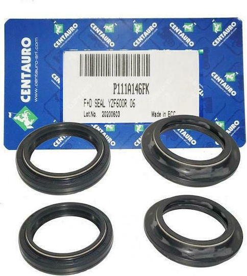 Centauro Fork Seal Fork Seals & Scrapers for Yamaha XT600E