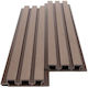 Panouri Decorative 3d Din PVC Cu Filet Dark Brown Cu Baghete Maro 290x17.65x2.5cm