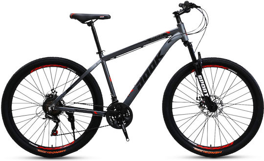 Dook 29" Gray Fahrrad Mountainbike mit 21 Gängen