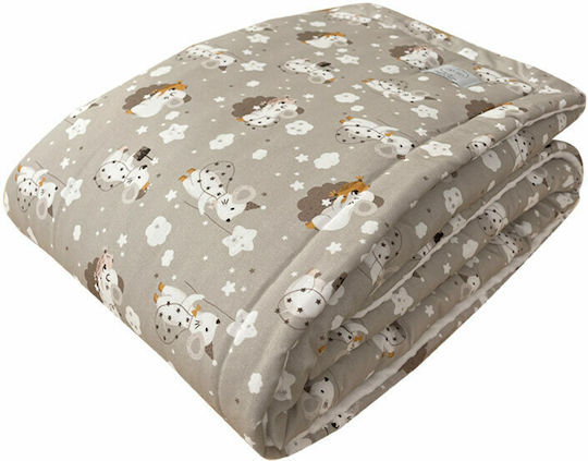 Tiny Toes Duvet Crib Magic Mice Gray 75x100cm