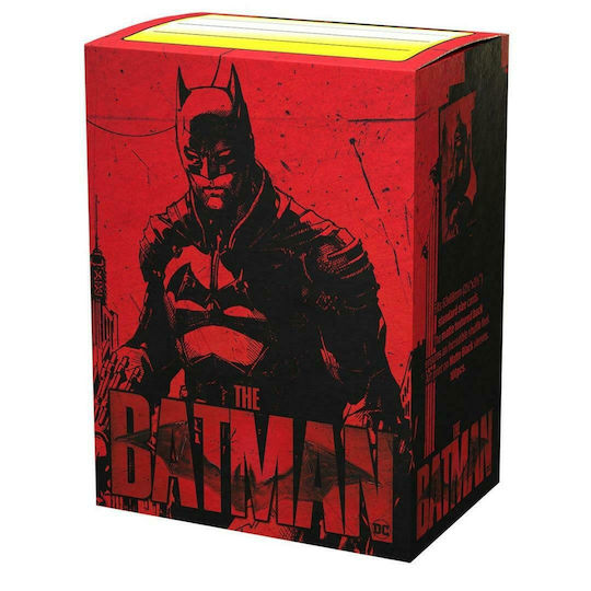 Arcane Tinmen Matte Black Art - The Batman Card Sleeves Standard Size 100τμχ Black