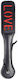 Toyz4lovers Double Spank Paddle Love Paddle Double Spank Paddle Love in Black Color