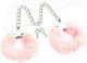 Lovetoy Pink Fluffy Leg Cuffs Handschellen in Rosa Farbe