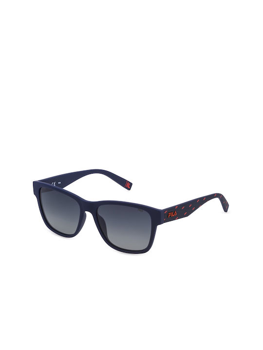 Fila Sunglasses with Blue Plastic Frame and Blue Lens SFI118 V15P