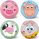 Startoys Fețe de animale Minge Aer Copii Multicolor 23cm.