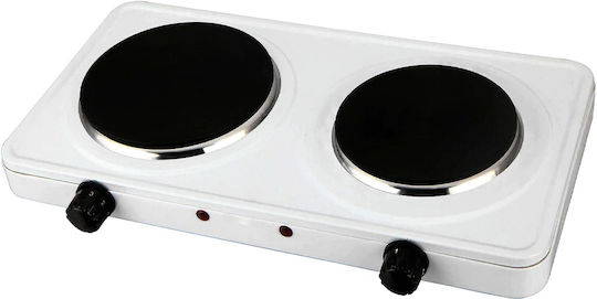 YQ-2025A Countertop Burner Emaille Double Weiß