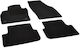 Rigum Set of Front and Rear Mats 4pcs for Audi A1 (GB) Black