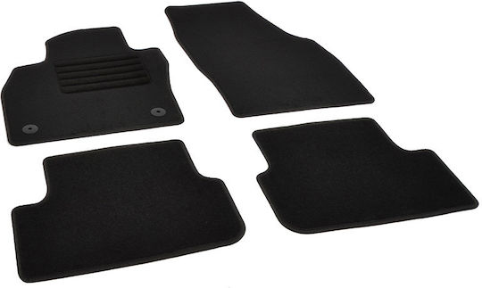 Rigum Set of Front and Rear Mats 4pcs for Audi A1 (GB) Black