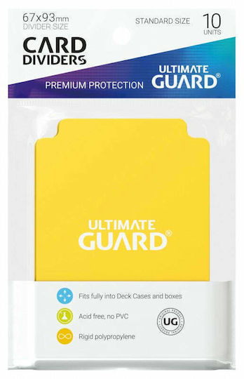 Ultimate Guard Card Dividers Card Divider Standard Size 10pcs Yellow