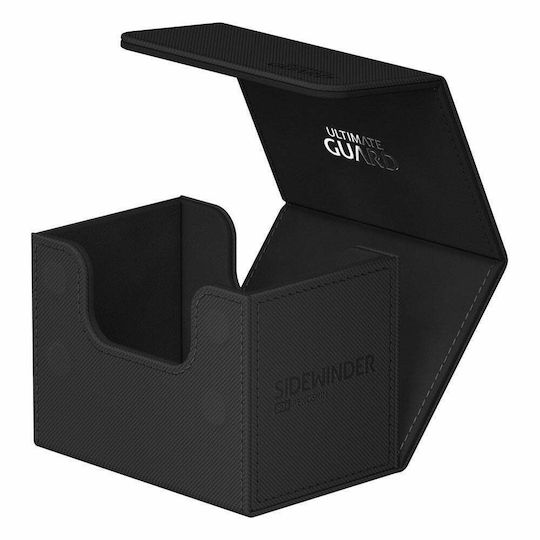 Ultimate Guard Sidewinder XenoSkin Monofarbene Deck Box Standardgröße Schwarze