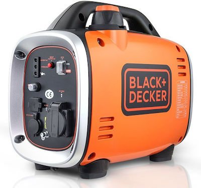 Black & Decker Silent Generator Suitcase Inverter Gasoline Four-stroke with Maximum Power 0.9kVA