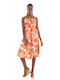 Vero Moda Summer Mini Dress Orange