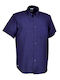 Cofra Orkney Herren Kurzarm Hemd Arbeit Marineblau