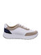 32446-73 Γυναικεία Ανατομικά Sneakers Λευκά