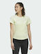 Adidas Parley Adizero Damen Sportlich T-shirt Schnell trocknend Almost Lime