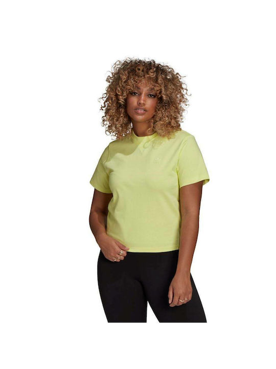 Adidas Damen Sportlich T-shirt Lime