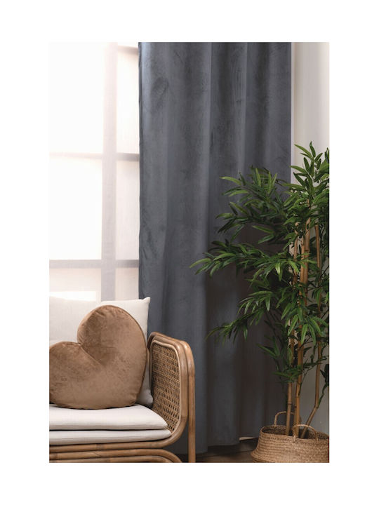 Palamaiki Vorhang mit Grommet Cyril Grey 140x260cm