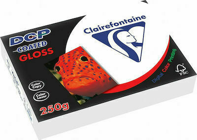 Clairefontaine DCP Gloss Coated Χαρτί Εκτύπωσης A4 250gr/m² 250 φύλλα