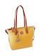 Beverly Hills Polo Club Damen Tasche Shopper Schulter Gelb