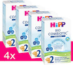Hipp Γάλα σε Σκόνη Bio Combiotic 2 6m+ 2400gr χωρίς Γλουτένη
