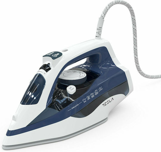 Tesla Steam Iron 2600W with Ceramic Plate and Continuous Steam Supply 25g/min