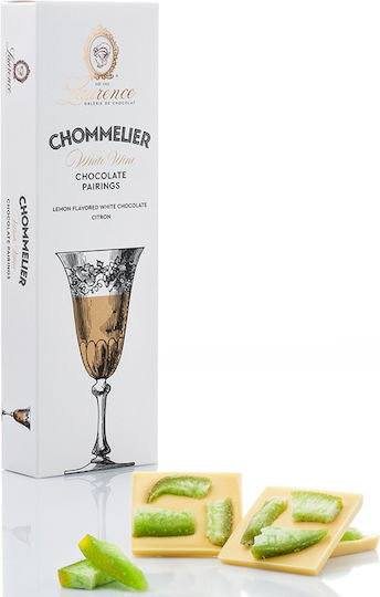 Laurence - Galerie de Chocolat Chommelier Pairings Σοκολάτα Λευκή Λευκό Κρασί με Λεμόνι & Κίτρο 100gr