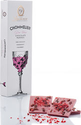 Laurence - Galerie de Chocolat Chommelier Pairings Chocolate Pink Wine with Pomegranate & Strawberry Pieces Ruby 100gr 1pcs