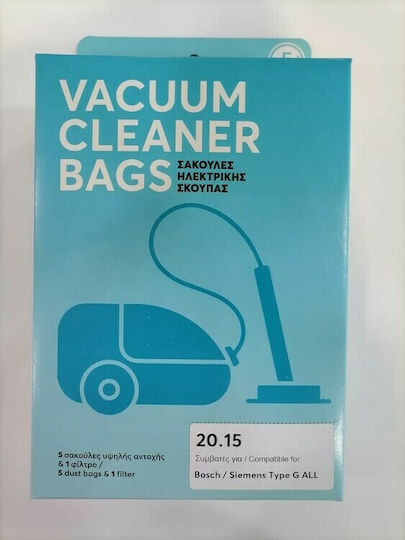 Siemens Vacuum Cleaner Bags 5pcs Compatible With Bosch Siemens Vacuum Cleaner