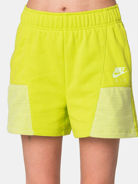 Nike Dri-Fit Αθλητικό Γυναικείο Σορτς Κίτρινο