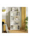 Tomar Bookcase White 70x24.5x142cm