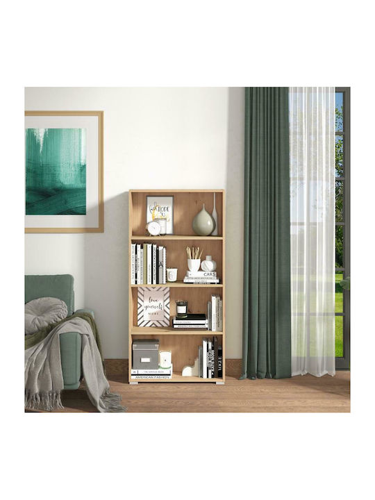 Tomar Oak Bookcase 70x24.5x142cm