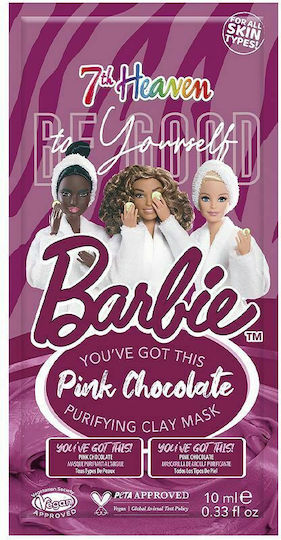 7th Heaven 7th Heaven Barbie Pink Chocolate Face & Eye Mask 10ml