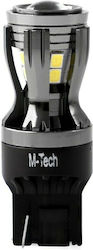 M-Tech Λάμπα Αυτοκινήτου W21W / W3x16d Canbus LED Λευκό 12-24V 3.3W 1τμχ