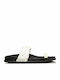 Women's Flat Sandals in White Color
