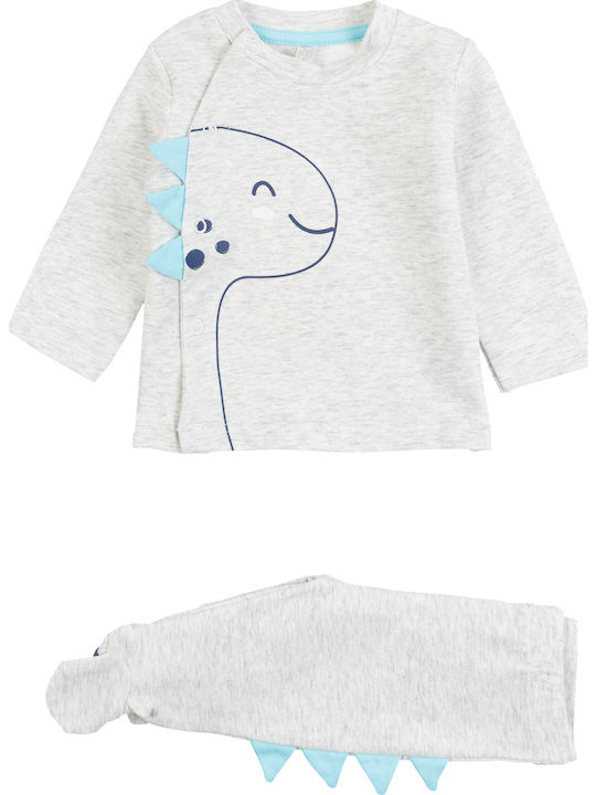 Kinderbekleidungsset mit Winterhose 2 Stück Grau