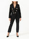 Women's Suit Set Black Jacket