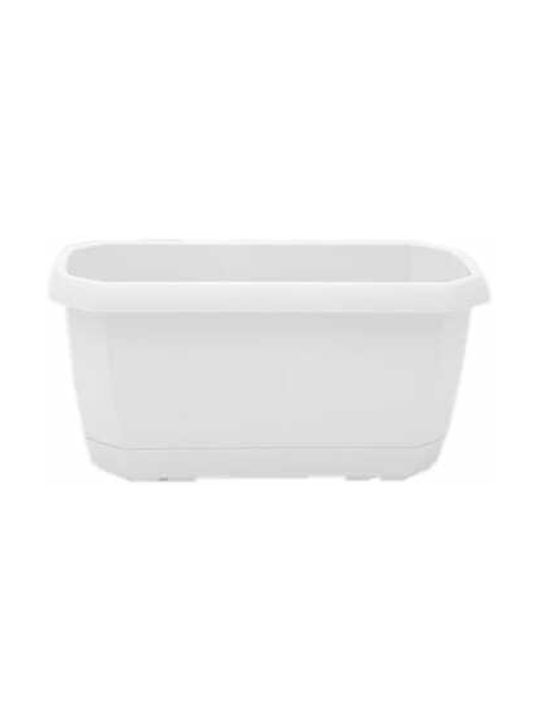 Viosarp Stil Νο1 Planter Box in White Color 30CM.+