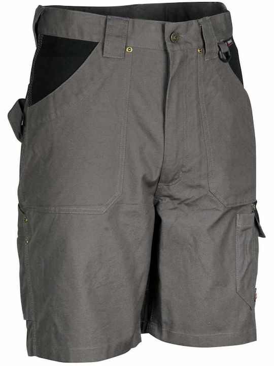 Cofra Saragossa Work Shorts Gray made of Cotton