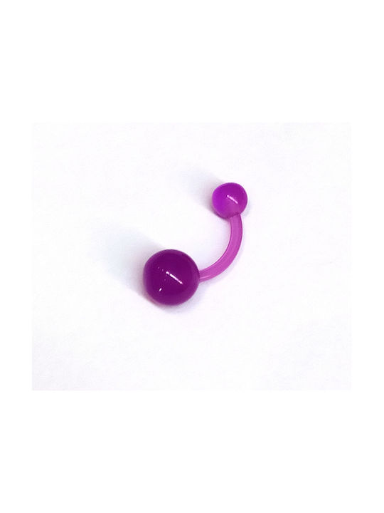 Belly button silicone earring